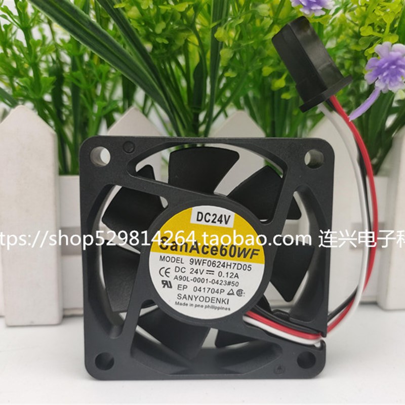 SanAce60WF三洋9WF0624H7/H4D03/D05/404发那科FANUC伺服驱动风扇