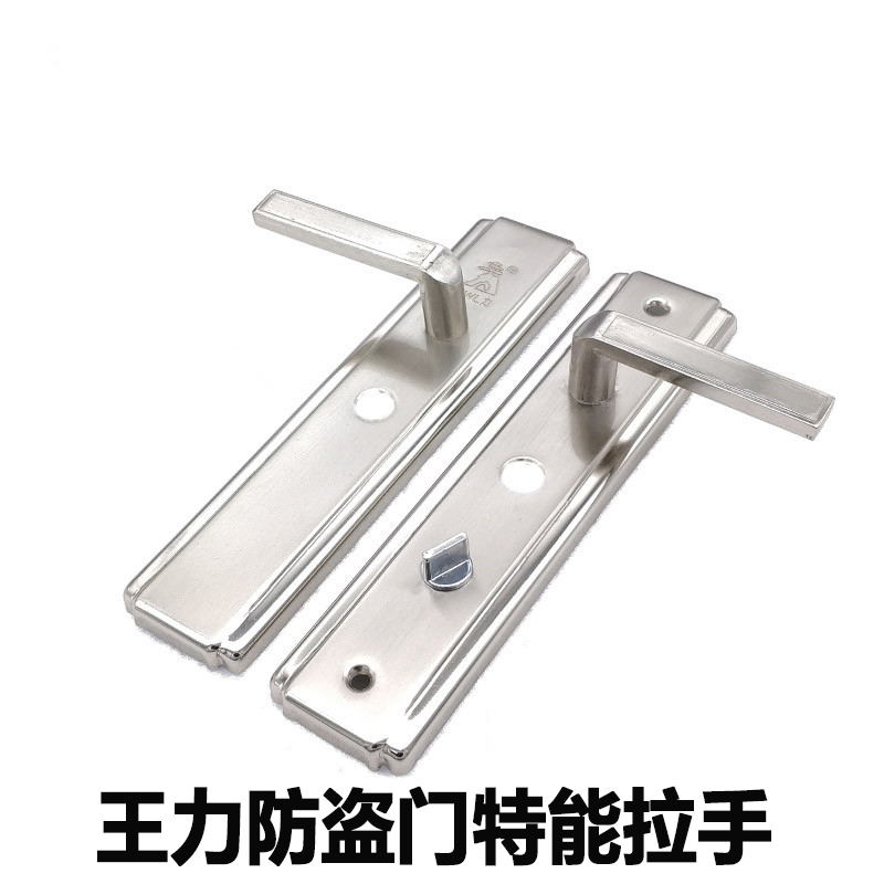 特能防盗门单活把手 特能防盗门圆孔单活拉手 锁心特能拉手把手