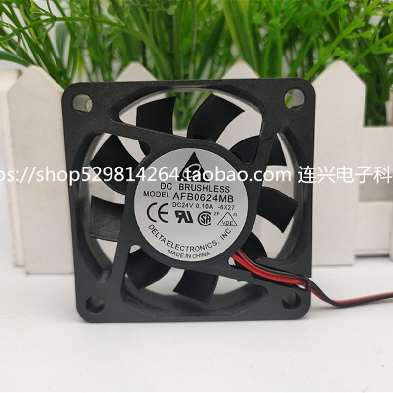 全新台达 AFB0624MB 6015 6cm 24V 0.10A 安川五系驱动器散热风扇