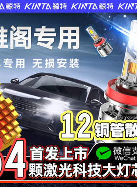适用本田十代雅阁led大灯专用改装八代远近光7七代九代半六代灯泡