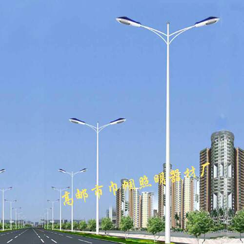 厂家供应高杆路灯 8米双臂LED 户外150W 马路双叉路灯 量大从优