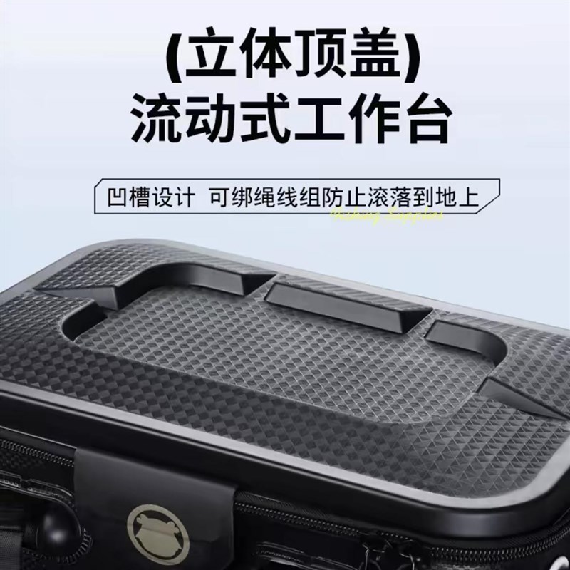 路亚钓箱新款多功能插竿鱼桶可坐钓鱼箱超轻加厚大容量海钓收纳箱