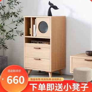 现代简约客厅小户型储物地柜家用矮柜 北欧伸缩电视柜茶几组合套装