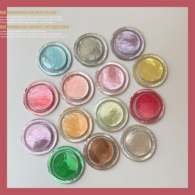 圆形纹理纯色气囊支架懒人可伸缩桌面看剧手机折叠支架磁吸可拆卸