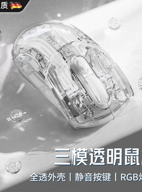 【全透明静音无线鼠标】办公三模