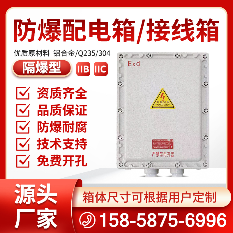防爆配电箱空箱隔爆接线箱00*0仪表箱控制箱定制不锈钢碳钢箱
