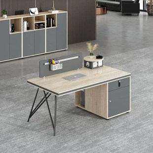 职工办公桌四人面对面屏风公司工作台办公桌椅装电脑桌