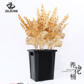 方形鲜桶黑色塑料养桶醒桶家用插桶店大号醒桶