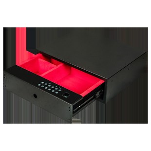 家用抽屉式保险柜小型隐藏智能密码抽屉安全防盗迷你嵌入式保险柜