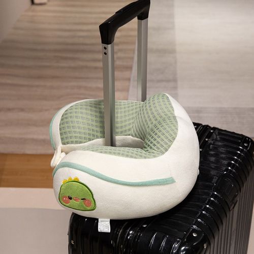 夏季冰丝U型枕护颈枕脖枕旅行便携坐车高铁飞机睡觉靠枕颈椎头枕