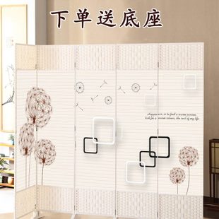 折屏 屏风隔断客厅折叠家用卧室移动遮挡现代简约玄关墙办公室中式