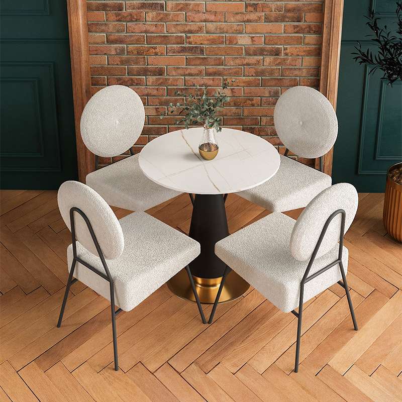 现代简约餐桌椅奶茶店咖啡厅甜品店北欧西餐厅休闲吧餐厅桌椅组合