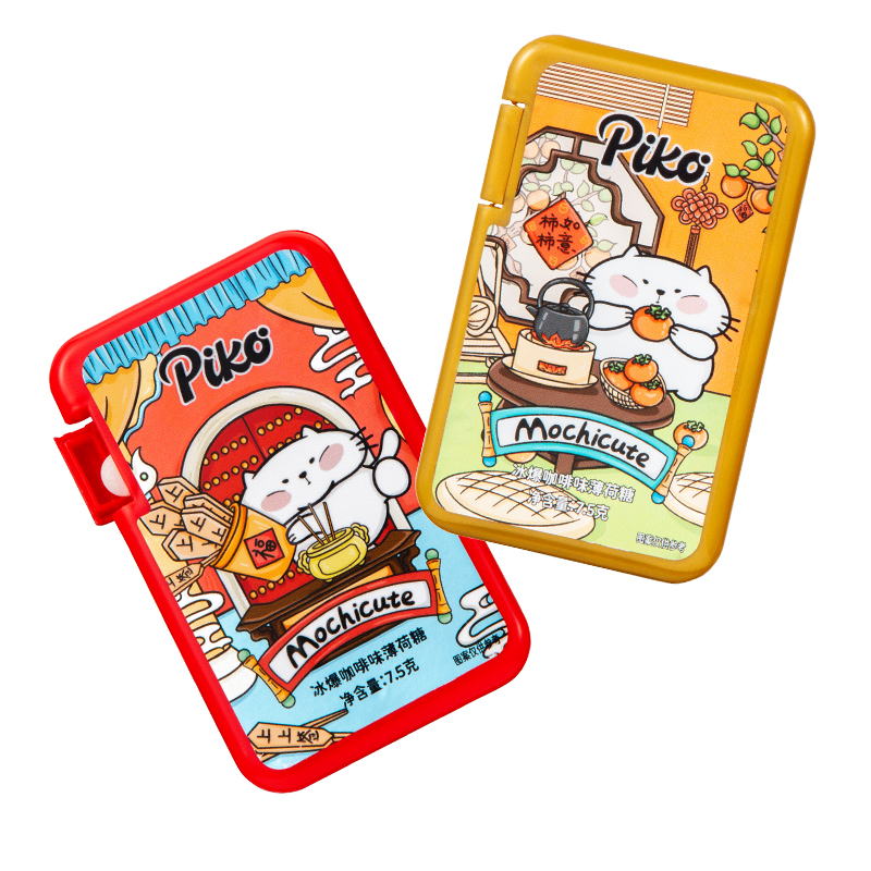 PIKO祈愿系列冰爆咖啡无糖薄荷糖