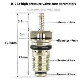 R134A汽车空调阀芯阀针扳手充气机快速排气阀高压低压R12气芯钥匙