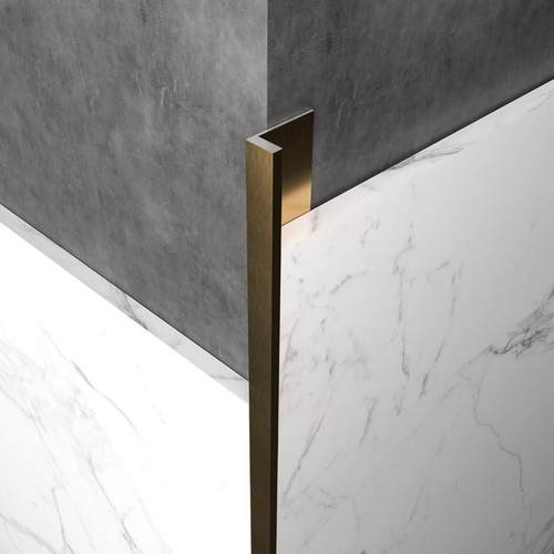 典爵阁收边条l型L铝合金瓷砖阳角收口木地板压条极窄直角金属装饰