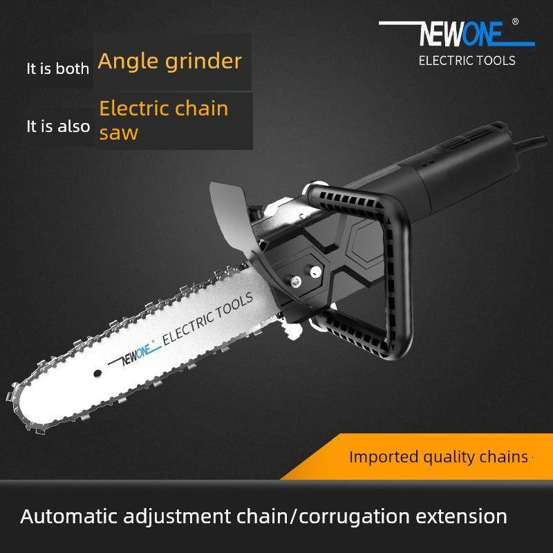 德国原装进口角磨机改装电炼锯家用锯柴小型手持伐木锯树神器砍树