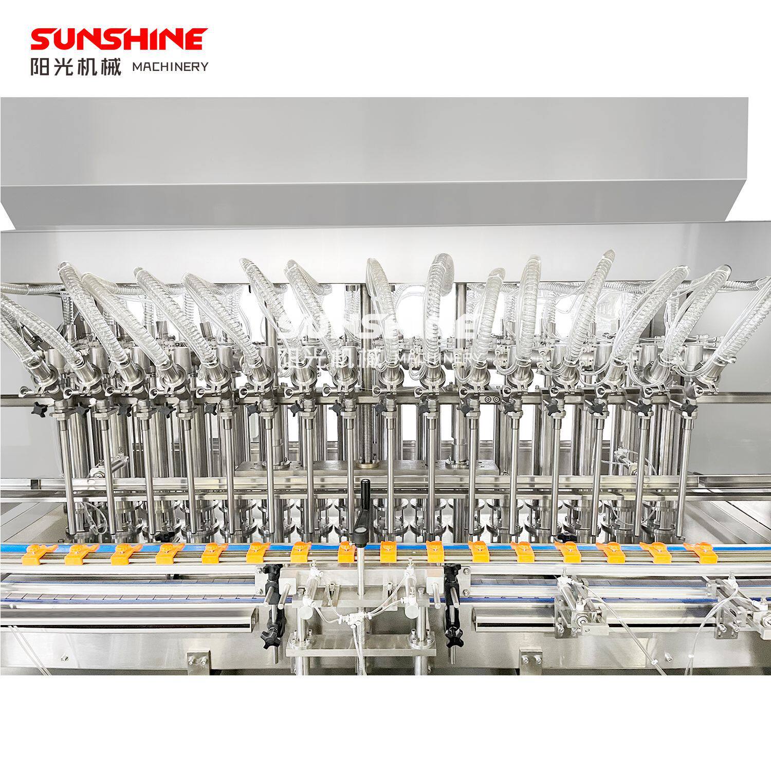 全自动瓶装酱料灌装生产线牛肉辣椒颗粒酱料番茄花生酱灌装机设备