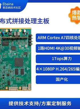 易百纳 G524-DCS-138E分布式主板SS524V100开发板国产H.264/265