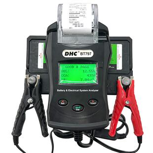 台湾Dhc Ikou电池检测仪Bt797电池内阻Cca寿命分析多语言打印