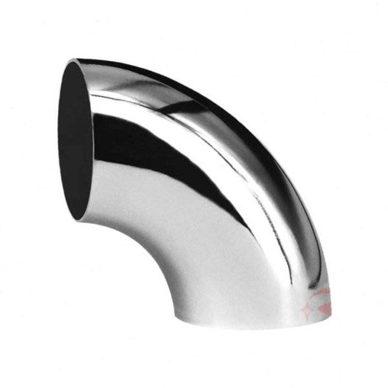 201材质焊f接不锈钢装饰弯头90度楼梯管件口径178180mm弯头