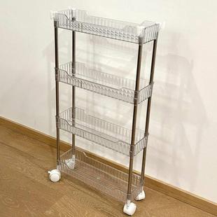 化妆室夹缝置物架门后超窄缝隙收纳柜浴室cm极窄小推车超薄款