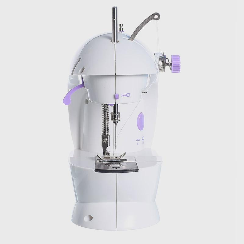 铭缝202缝纫机家用迷r你电动全自动小型吃厚缝纫机手动袖珍微秦之