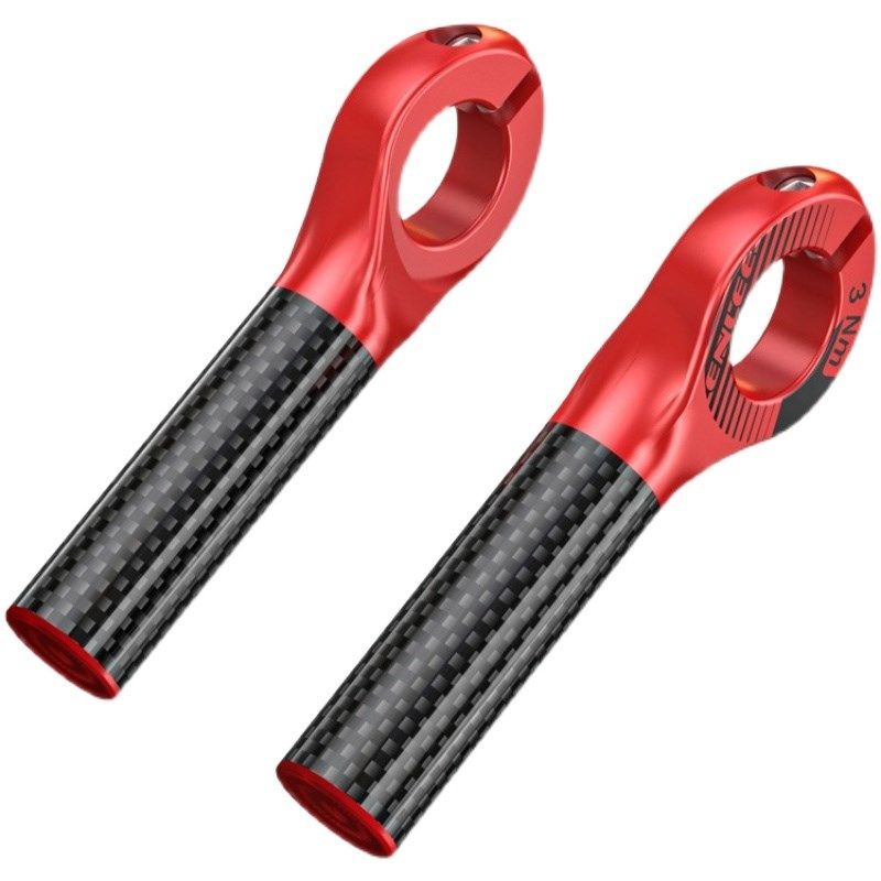 山地自行车副把超轻休息车把碳纤维舒适付把副手握把扶手单车配件