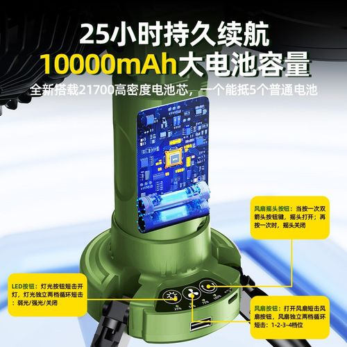 床上双头吊扇大学生宿舍专用上下铺蚊帐吊挂式电风扇自动摇头静音