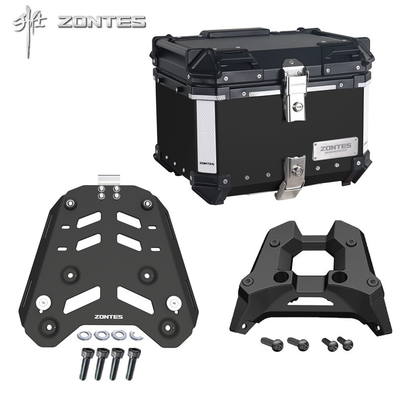 升仕新款踏板ZT368G机车改装加装后尾箱三箱子后货架安装底板