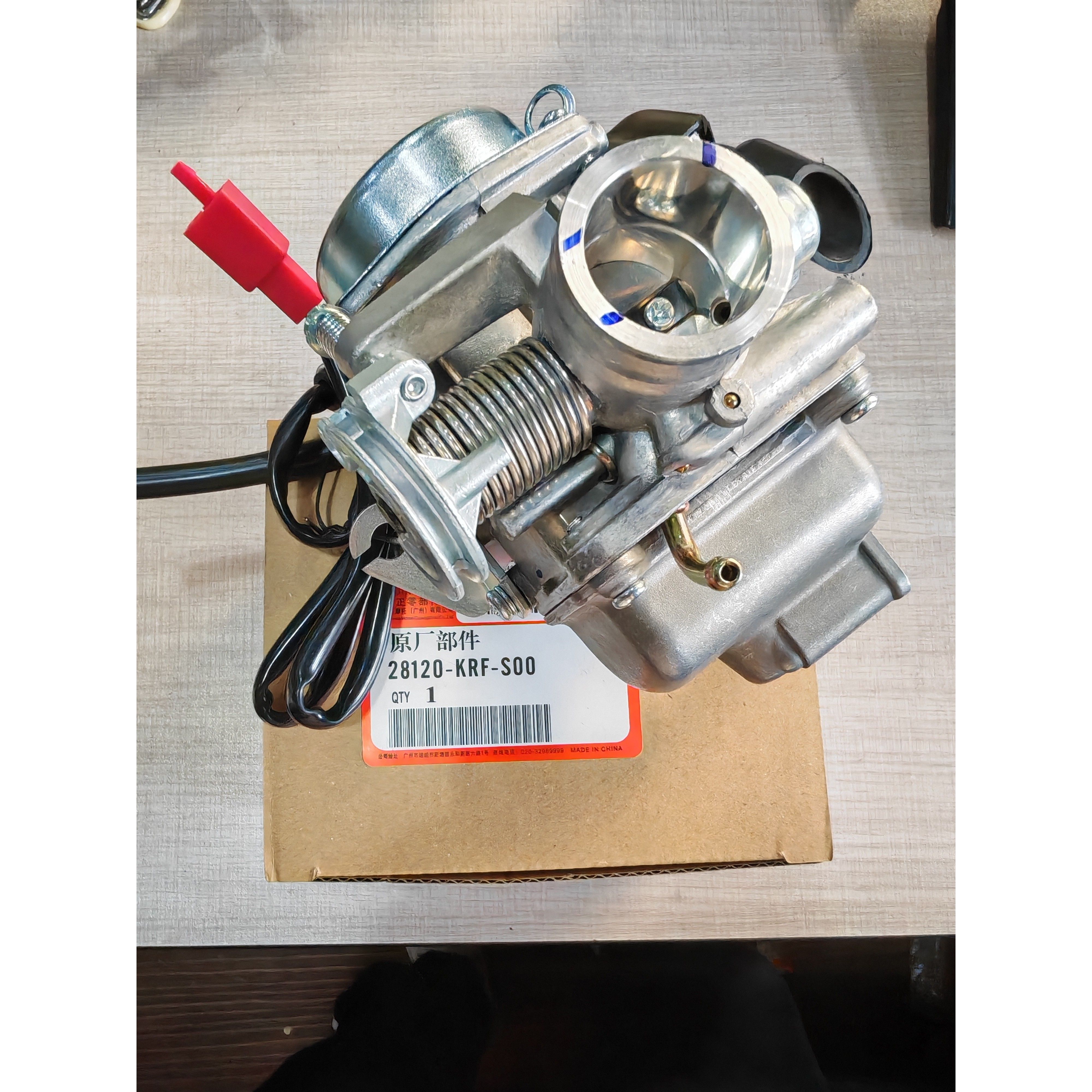 踏板国三大公主WH125T-3BA-6佳颖喜俊喜致酷影机车原厂化油器