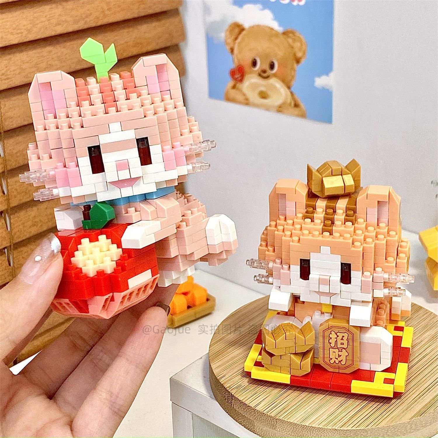 手工diy招财猫桌面装饰财源广进好运摆件卧室客厅送女生男友萌宠