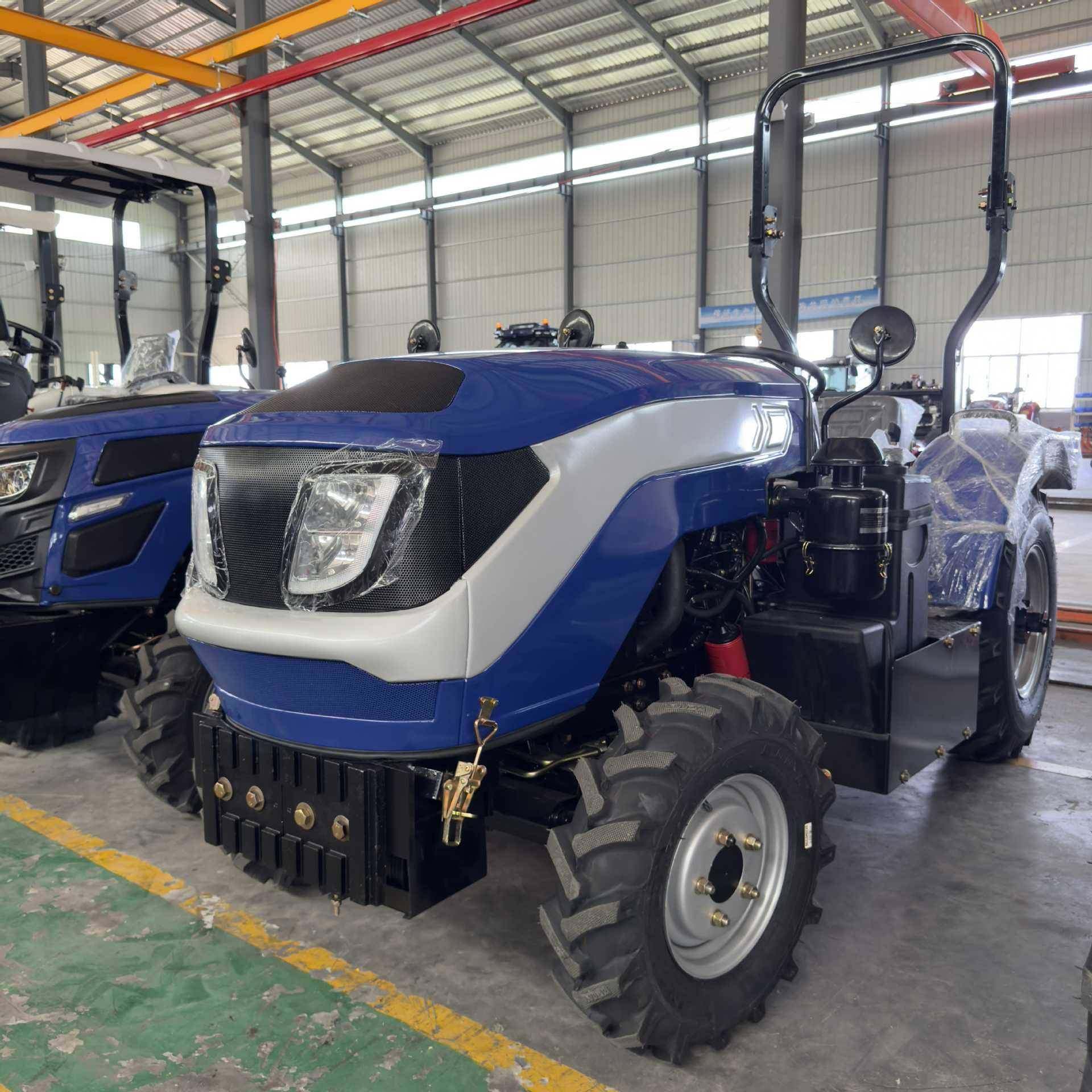 大棚王柴油新款四轮大马力耕地机多功能农业机械​四驱农用拖拉机