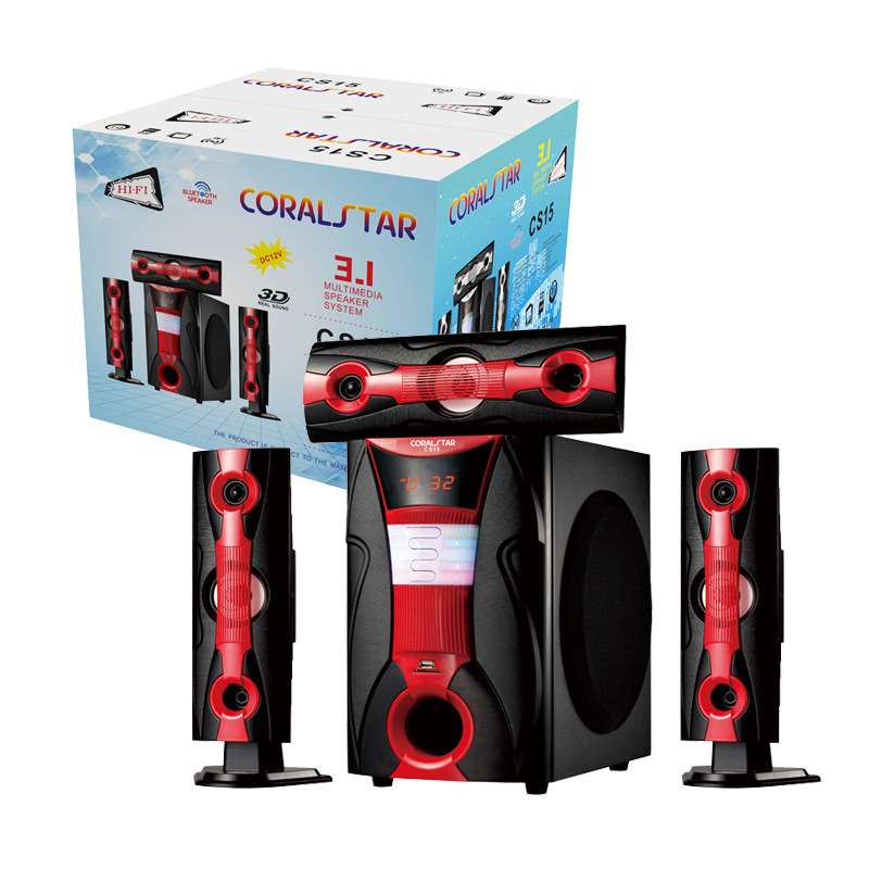 3.1音响多媒体家庭影音系统DJ重低音炮BT音箱Home theater system
