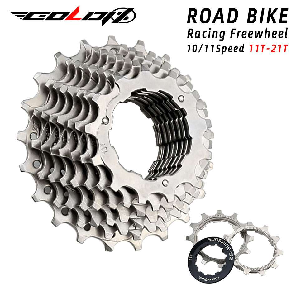 Sunshineztto公路自行车飞轮10S 11-21T/11S 11-21T变速配件齿轮