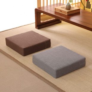 茶几客厅地毯卧室冬季 蒲团坐垫加厚榻榻米日式 增高坐垫方形可拆洗