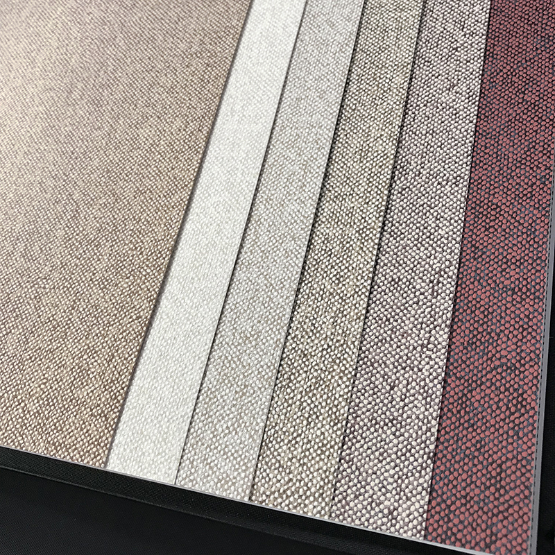 T现代轻奢高档环保无纺布壁纸 素色网红亚麻质感客厅Y卧室书房墙