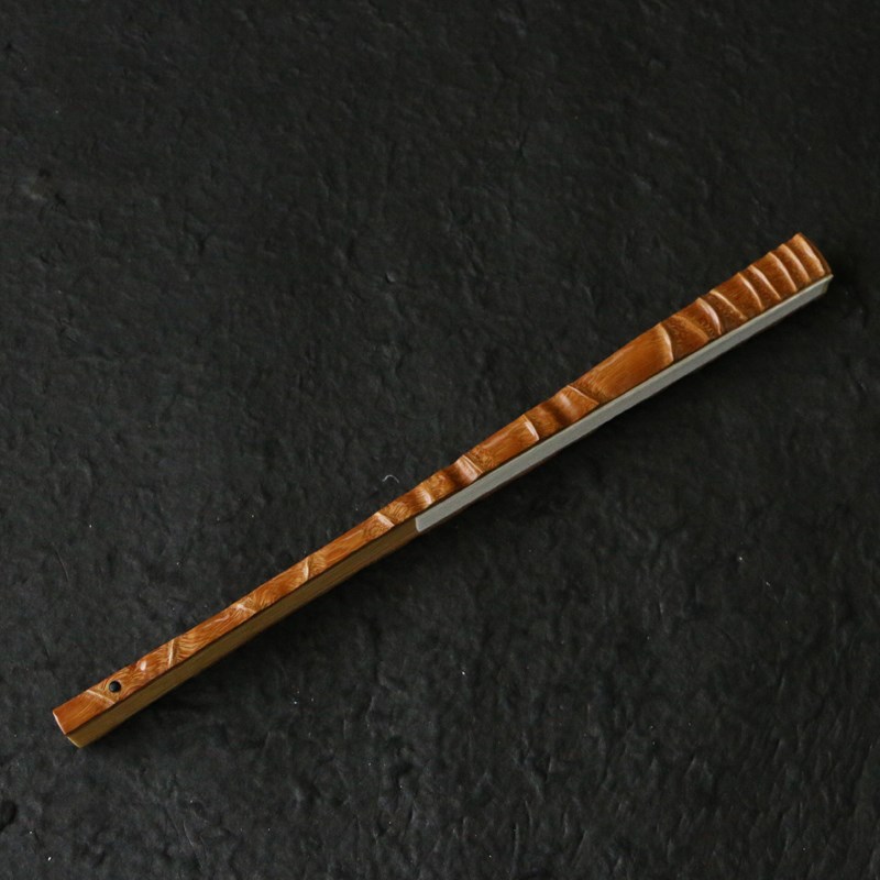 一物一拍精选18竹节罗汉竹老料纯手工精L工制作十八罗汉文人折扇