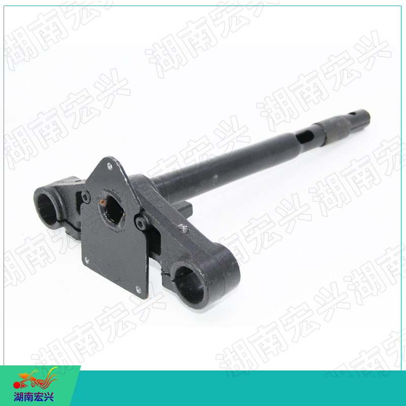 电动车迅鹰立管踏板车方向柱下联板方向器女式车方向V器带底板30