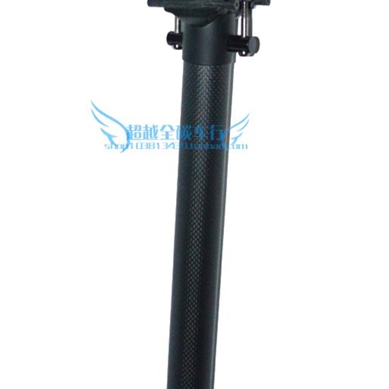 碳纤维坐管杆 折叠车座管座杆33.9*580mm碳托头自行车配件34.9mm