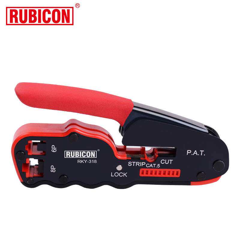 罗宾汉RKY-318网线钳网络压接钳电话线网线压线钳轻便双孔两用