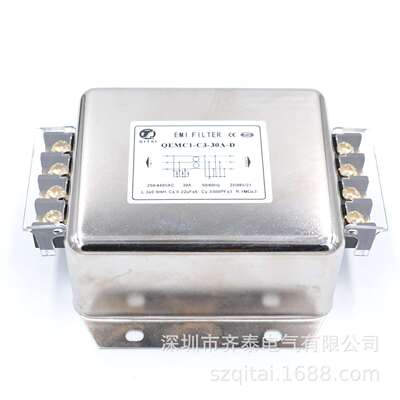 三相交流滤波器250/440V常规通用型QEMC1-C2-6A/10/20/30/150A
