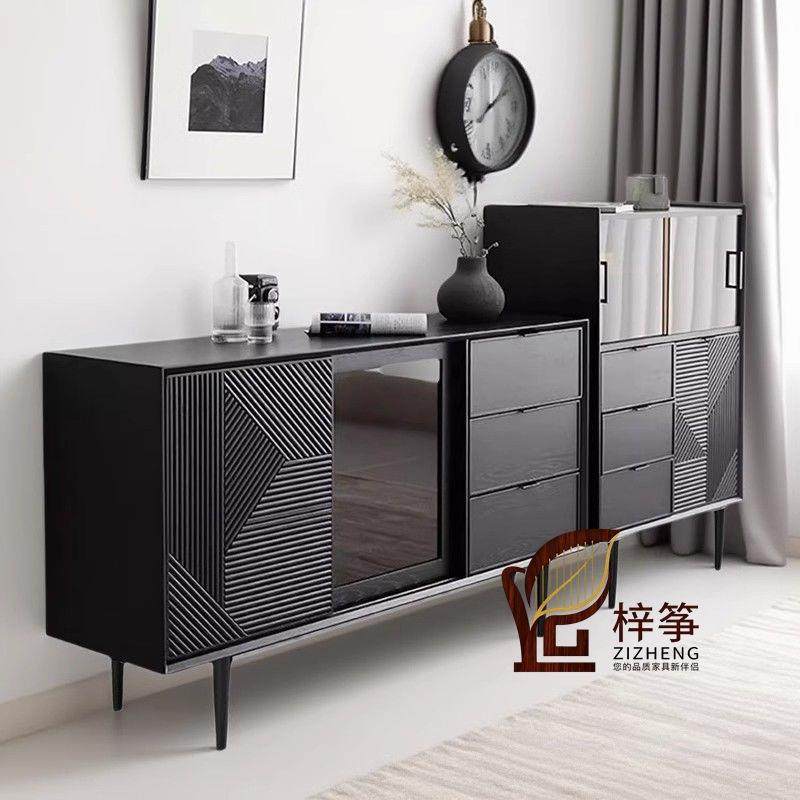 简约餐边柜储物柜家用斗柜客厅简约收纳柜厨房橱柜轻奢置物柜子