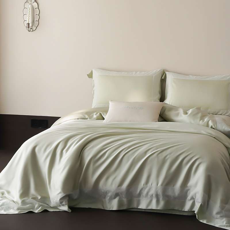 80支法式浪漫超细旦冰伯克蕾丝系列四件套夏季清凉透气床上用品