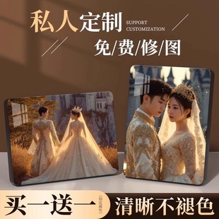 相框摆台定制洗照片做成水晶婚纱照挂墙高级感相片打印加相册制作