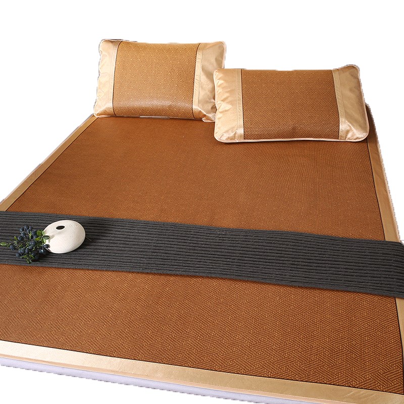 夏天藤席天然纯滕凉席双面正反冰丝席夏季2*5席子冬夏两用1米8x2m