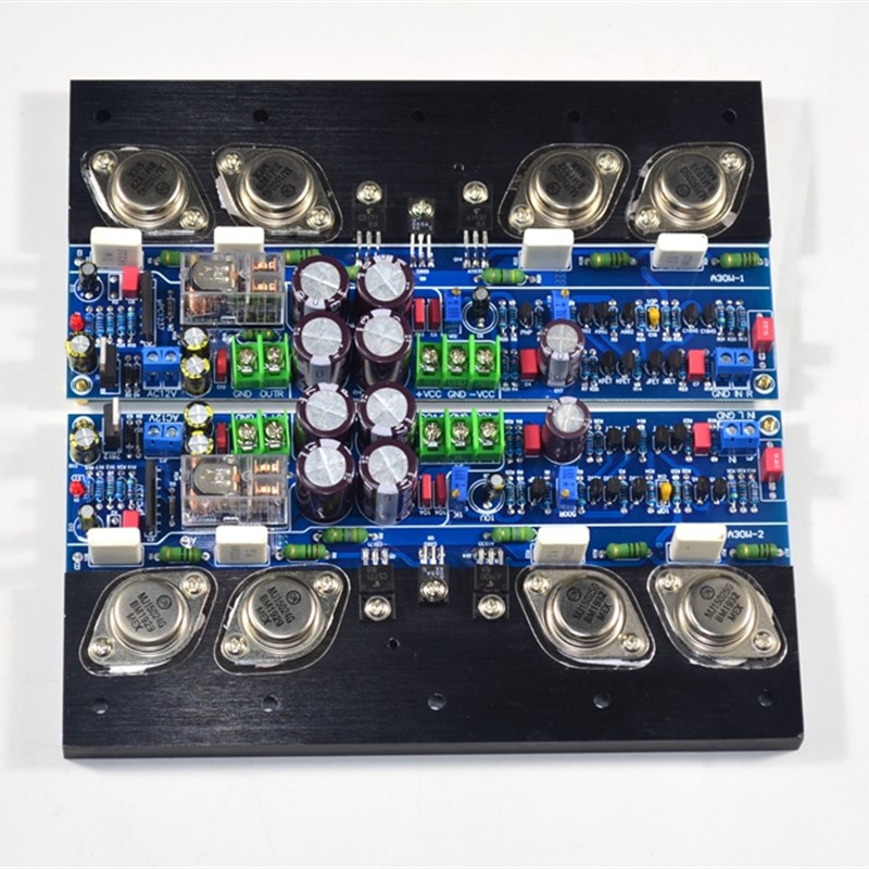 A30W金封功放板 场管输入大功率后级家用HiFi可调纯甲中甲 成品板