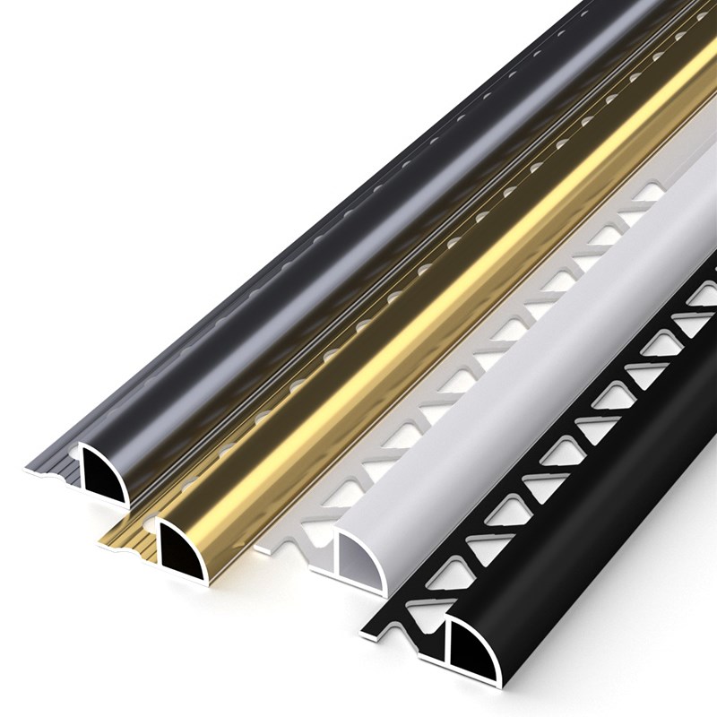铝合金瓷砖阳角收口条收边条护角条圆弧阳角线包角磁砖石材