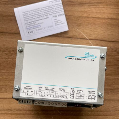 源头供应RINCK Electronic 电源模块 APU230V.24V-1,5A/1,3Ah