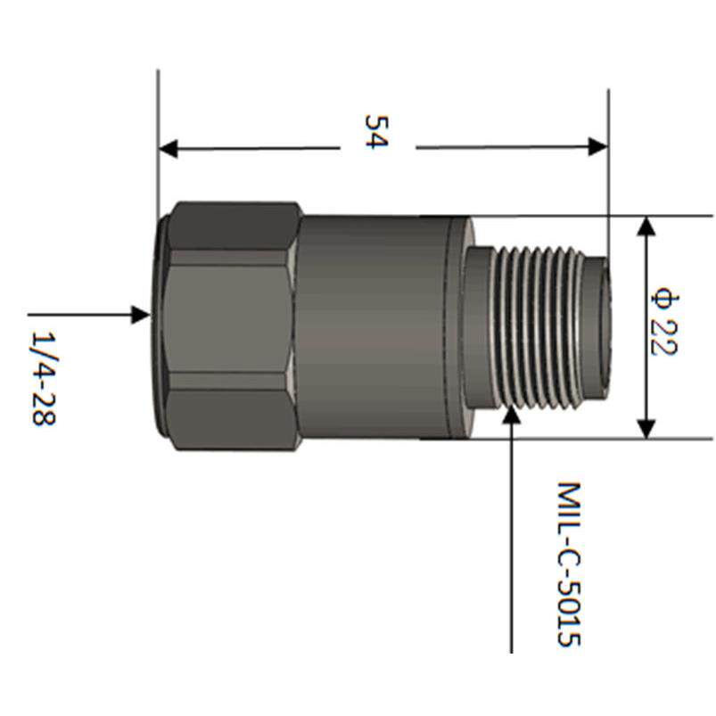 加速度传感器HK-A16T5震动测量探头一体化振动变送器TNC插座输出