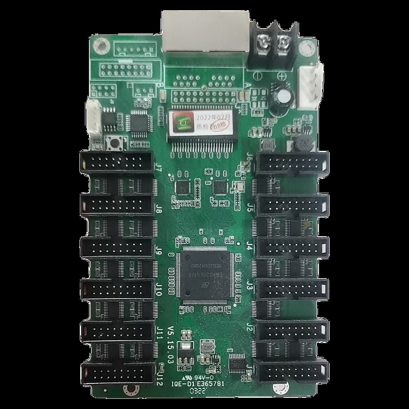 中航接收卡ZH-T12全彩大屏幕电子广告LED显示屏同步系统控制卡T12